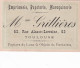 TOULOUSE -31- CARTE DE VISITE - Imprimerie, Papeterie; Maroquinerie - Mme GRILLIERES 53; Rue Alsace-Lorraine - 16-05-24 - Visitekaartjes