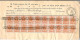 BELGIQUE - 20 T.P. N° 28 Sur Bulletin Caisse D'Epargne Avec Obl. CELLES Du 28 JANV 1884 Avec Obl. Roulette - 1869-1888 Liggende Leeuw