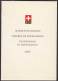 Schweiz  Folder Mit Mi. 637-640 Ungebraucht 1957   (23849 - Ungebraucht