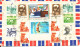 India Air Mail Cover Sent To Germany 23-1-1989 With A Lot Of Stamps (all Stamps Are On The Backside Of The Cover) - Luftpost