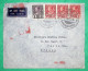 LETTRE PAR AVION AIR MAIL SIAM BANGKOK POUR PARIS FRANCE 1937 COVER - Siam