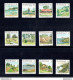 1987-88 Norfolk - Ordinaria Siti E Monumenti, Yvert N. 401-04 +409-12 + 432-35 - 12 Valori - MNH** - Sonstige & Ohne Zuordnung