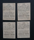 Lot 4 Images Chocolat Pupier. Album Asie 1938.  COCHINCHINE - Other & Unclassified