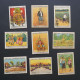 Lot 9 Images Chocolat Pupier. Album Asie 1938.  CAMBODGE  Roi S.M. Monivong   Roi S. M. Sisowath - Andere & Zonder Classificatie