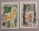 Côte D'ivoire YT 214A Et 216A Oblitérés Animaux - Côte D'Ivoire (1960-...)