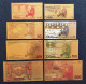 Euro Golden Set Of Banknotes Є5, 10, 20, 50, 100, 200, 500 & One Million + FREE GIFT - Sonstige – Europa