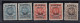 MEMEL 1923 Mint MH(*) Mi 124-128 #MM41 - Memel (Klaipeda) 1923