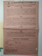 Bulletin D'Adhésion Pour "La Ligue Maritime Et D'Outre-Mer" Accompagné D'une Carte “Les Forces Maritimes Du Rhin” 1952 - Mitgliedskarten
