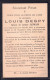 +++ Image Religieuse - Image Pieuse - Faire Part Décès - Louis DESPY - Jaumain - BOSSIERES 1854 - 1919 // - Images Religieuses