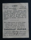 Image Chromo  Chocolat Pupier. Album Asie 1938. Carte Indes Anglaises Birmanie Golf Du BengaleSiam Chine - Sonstige & Ohne Zuordnung