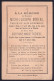 +++ Image Religieuse - Image Pieuse - Faire Part Décès - Mme MOREAU Et Sa Fille - Duperroy - ROUX 1853 - 1884 // - Devotion Images