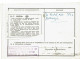CARTE POSTALE  S.N.C.F.B. AVEC CARTE POSTALE-- REPONSE   En Franchise  COLIS POSTAUX - Lettres & Documents