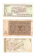 30/ BILLETS DU MONDE : 6 Billets (en L'état) - Collections & Lots