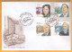 2015 Moldova Moldavie Moldau 2 FDC  Famous Personalities Composer Tchaikovsky, Music - Moldavie