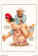 Illustrateur MUSTACCHI E. Humour -  Mustacchi  Main Sur Les Fesses De SEGOLENE ROYAL Nue, En Marianne Sur Un Cochon  ♥♥♥ - Satirische