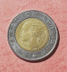 Italia, 1998- 500 Lire-FAQ- IFAD- Bimetallic Centre Bronzital, Ring Acmonital- Obverse Allegory Of Repubblic. - 500 Lire