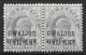 INDIA...." GWALIOR..".....KING EDWARD VI...(1901-10..).......3p X PAIR......SG46A......MH... - Gwalior