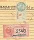 Connaissement De Diégo-Suarez Pour Bordeaux 1929 Avec Timbre Fiscal 2 F 40 Légende Madagascar Bleu Foncée - Brieven En Documenten