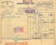 Connaissement De Diégo-Suarez Pour Bordeaux 1929 Avec Timbre Fiscal 2 F 40 Légende Madagascar Bleu Foncée - Brieven En Documenten