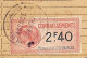 Connaissement De Diégo-Suarez Pour Bordeaux 1929 Timbre Fiscal 2 F 40 Légende Madagascar Bleu Clair - Lettres & Documents