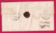 CAD TYPE 11 BORT CORREZE 1843 BOITE RURALE D ST VICTOR AU DOS TYPE 11 MAURS CANTAL LETTRE - 1801-1848: Précurseurs XIX