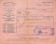 Connaissement De Tamatave Pour Bordeaux 1927 Timbre Fiscal Madagascar Estampille De Contrôle - Briefe U. Dokumente