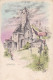 AK Dürnstein - Kirche Und Friedhof - Künstlerkarte Strobl  - Ca. 1900 (69424) - Wachau