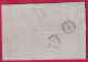 N°13 + 16 PC 441 BORDEAUX GIRONDE POUR NICE ALPES MARITIMES ETATS SARDES 1859 LETTRE - 1849-1876: Periodo Classico