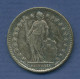 Schweiz 1 Franken 1920 B, Stehende Helvetia, KM 24 Ss-vz Bunte Patina (m2539) - Sonstige & Ohne Zuordnung