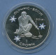 Insel Man 1 Crown 2013 Olympia Curling, Silber, Farbig, KM 1546.2a PP (m4693) - Isle Of Man