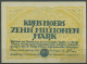 Moers Kreis 10 Millionen Mark 1923, Keller 3593 N, Gebraucht (K1121) - Other & Unclassified