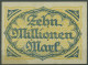 Moers Kreis 10 Millionen Mark 1923, Keller 3593 N, Gebraucht (K1121) - Autres & Non Classés