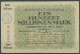 Bamberg 100 Millionen Mark 1923, Keller 225 C, Gebraucht (K1124) - Autres & Non Classés