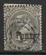 SOUTH AFRICA..." TRANSVAAL."..QUEEN VICTORIA..(1837-01.).." 1879.."...1d ON 6d.....SG140....FEW SHORT PERFS....USED. - Transvaal (1870-1909)