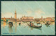 Venezia Città Veduta Generale San Marco Barche Illustratori Cartolina RT7905 - Venezia (Venice)