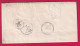 N°21 PAIRE GC 4594 LA MACHINE NIEVRE CAD TYPE 22 POUR FRASNAY REUGNY LETTRE - 1849-1876: Période Classique