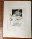 Ex-libris Henk Blokhuis. Coquille Conque Femme Nu. Exlibris Henk Blokhuis. Shell Conch Woman Nude - Bookplates