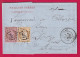 N°54 55 GC1897 JUILLAC CORREZE POUR ST YRIEX HAUTE VIENNE LETTRE - 1849-1876: Période Classique