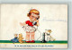 10076211 - Telefon Kind Mit Puppe Und Teddy Telefoniert - Autres & Non Classés