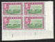 FIJI...KING GEROGE VI..(1936-52..).....2d X PLATE  BLOCK OF 4......P13.5.......1 X MH.....3 X MNH...... - Fidji (...-1970)