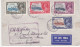 Gambia Air Mail Cover With Set Silver Jubilee 1933 - Gambia (...-1964)