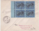 Dominica Block Of 4 2sd George V Cancel GPO Dominica AP 29 To Chicago Illinois USA - Dominique (...-1978)