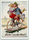 39421211 - Gruss Tracht Fahrrad Liebe Macht Blind Verlag Lengauer Nr.3160 - Exhibitions