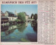 Calendrier France 1977 Chartres Colmar Alsace - Grossformat : 1971-80