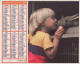 Calendrier France 1986 Enfant Lapins Pigeon - Grossformat : 1981-90