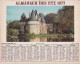 Calendrier France 1977 Bazouches Sarthe Château La Rochelle Bateaux - Grand Format : 1971-80