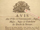 ● Affiche 1791 Chevalier De PERRON Duché De Savoye Chambéry - Passeports / Certificats De Vie & Moeurs Savoie Révolution - Posters