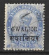 INDIA..." GWALIOR.."....KING GEORGE V...(1910-36..).....2As.6Rs..........SG83...........VFU... - Gwalior