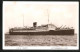 AK Passagierschiff D. M. S. Dempo In Ruhigen Gewässern  - Paquebots