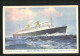 AK Passagierschiff T. S. S. Nieuw Amsterdam Auf Hoher See, Holland-America-Line  - Paquebots